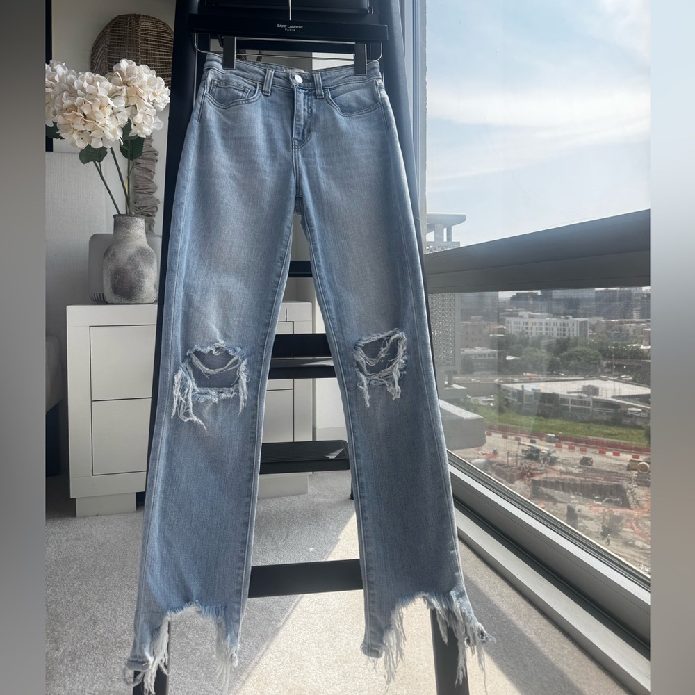 LAGENCE
High Line Distressed Skinny Jean In Lombards Destruct - Picture 12 of 15